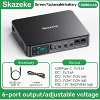 Міні UPS 18000mAh з регульованою напругою та вбудованим блоком живлення - <ro>Изображение</ro><ru>Изображение</ru> #5, <ru>Объявление</ru> #1752027