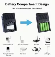 Mini DC UPS, універсальний блок безперебійного живлення з виходами 5V/9V/12V - <ro>Изображение</ro><ru>Изображение</ru> #4, <ru>Объявление</ru> #1752028