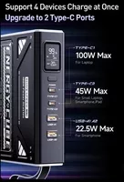 Портативний зовнішній акумулятор MOVESPEED Z70Pro 70000mAh Power Bank із швидкою - <ro>Изображение</ro><ru>Изображение</ru> #4, <ru>Объявление</ru> #1754625