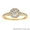 Кольцо из желтого золота с бриллиантами в 0, 5 карат #176618