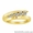 Очаровательное кольцо из жёлтого золота с бриллиантами #176617