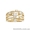 Кольцо из жёлтого золота с 6ю бриллиантами #176611