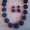 Ожерелье + серьги из шерсти  #1011493