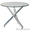 Круглый обеденный стеклянный стол Дезире,  прозрачное стекло #1266865