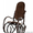 Кресло Качалка "PBT Group" темно-ореховое,меховое  - <ro>Изображение</ro><ru>Изображение</ru> #1, <ru>Объявление</ru> #1305268