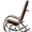 Кресло Качалка "PBT Group" темно-ореховое,меховое  - <ro>Изображение</ro><ru>Изображение</ru> #5, <ru>Объявление</ru> #1305268