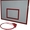 Баскетбольный щит металл 0, 9м. х 1, 2м. с кольцом #1545681