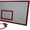 Баскетбольный щит металл 1, 0м. х 1, 8м. с кольцом #1545679