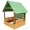 Песочница-домик с лавочками крышей и защитным забором - <ro>Изображение</ro><ru>Изображение</ru> #1, <ru>Объявление</ru> #1688821