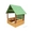 Песочница в виде домика с лавочками крышей и защитным забором - <ro>Изображение</ro><ru>Изображение</ru> #1, <ru>Объявление</ru> #1688892