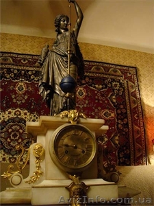 антикварные каминные часы - <ro>Изображение</ro><ru>Изображение</ru> #1, <ru>Объявление</ru> #17771