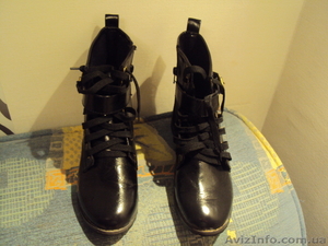 Женские ботинки, черный цвет. Размер 37-38 - <ro>Изображение</ro><ru>Изображение</ru> #3, <ru>Объявление</ru> #106441