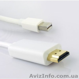 MDisHDMI Mini DisplayPort to HDMI Adapter Cable, 1,8 м. - <ro>Изображение</ro><ru>Изображение</ru> #1, <ru>Объявление</ru> #118378