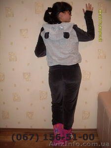 Гламурные велюровые костюмы с ушками панды. Отличное качество. - <ro>Изображение</ro><ru>Изображение</ru> #3, <ru>Объявление</ru> #118759