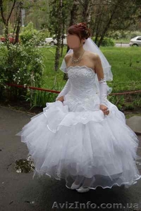 Отдаю почти даром свадебное платье - <ro>Изображение</ro><ru>Изображение</ru> #1, <ru>Объявление</ru> #126897