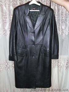 Плащ женский кожаный черный,  (400,00 грн.) - <ro>Изображение</ro><ru>Изображение</ru> #1, <ru>Объявление</ru> #119992