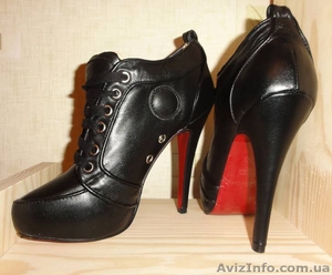 Новые кожаные ботиночки с каблуком - <ro>Изображение</ro><ru>Изображение</ru> #2, <ru>Объявление</ru> #164915