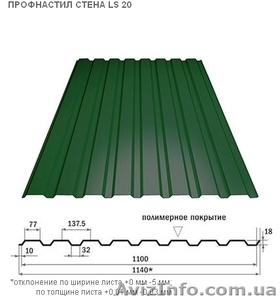 Профнастил кровельный/стеновой от производителя Лидер - <ro>Изображение</ro><ru>Изображение</ru> #1, <ru>Объявление</ru> #176438