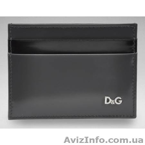 Кожаный бумажник от Dolce & Gabbana чёрный DG121 - <ro>Изображение</ro><ru>Изображение</ru> #1, <ru>Объявление</ru> #187369