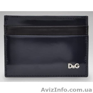 Кожаный бумажник от Dolce & Gabbana тёмно-синий DG122 - <ro>Изображение</ro><ru>Изображение</ru> #1, <ru>Объявление</ru> #187373