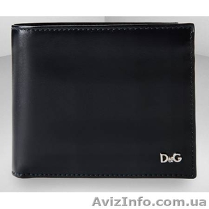 Кожаный кошелёк от Dolce & Gabbana чёрный DG123 - <ro>Изображение</ro><ru>Изображение</ru> #1, <ru>Объявление</ru> #187376