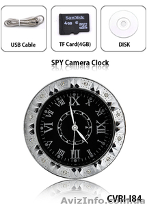 Настольные часы - HD скрытая камера с детектором движения - <ro>Изображение</ro><ru>Изображение</ru> #2, <ru>Объявление</ru> #193726