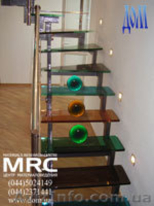 Стеклянные лестницы в дом от ДОМ тм на www.dom.ua - <ro>Изображение</ro><ru>Изображение</ru> #1, <ru>Объявление</ru> #233232