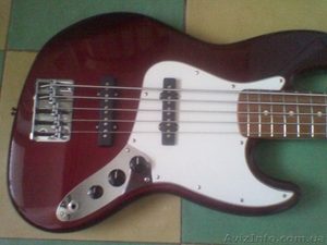 Бас гитара Fender Jazz Bass(5-ти струнный)пассив.(Mexico)(+Кейс)т.0677631193 - <ro>Изображение</ro><ru>Изображение</ru> #7, <ru>Объявление</ru> #256768