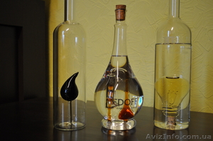 Бутылку декоративную для вина, предметы интерьера из стекла - <ro>Изображение</ro><ru>Изображение</ru> #1, <ru>Объявление</ru> #257471