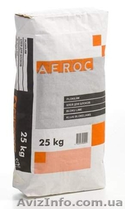 Клей для газоблоков Аэрок летний,  зимний