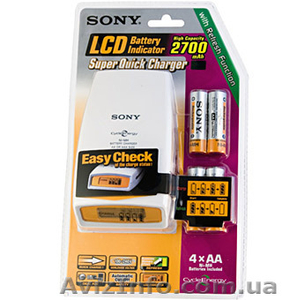 Sony SuperQuick charger LCD 4AA 2700mAh - <ro>Изображение</ro><ru>Изображение</ru> #2, <ru>Объявление</ru> #300226
