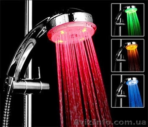 Разноцветная подсветка воды для душа или крана Aqua Show - <ro>Изображение</ro><ru>Изображение</ru> #1, <ru>Объявление</ru> #297588