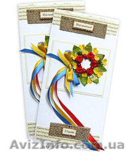 Открытки ручной работы в украинском стиле