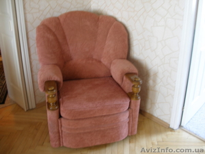 Кресло-кровать терракотового цвета - <ro>Изображение</ro><ru>Изображение</ru> #1, <ru>Объявление</ru> #326130