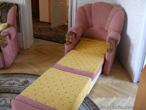 Кресло-кровать терракотового цвета - <ro>Изображение</ro><ru>Изображение</ru> #2, <ru>Объявление</ru> #326130