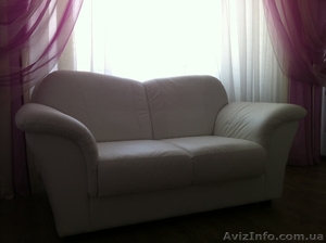 Продам белый кожаный диван в идеальном состоянии! - <ro>Изображение</ro><ru>Изображение</ru> #2, <ru>Объявление</ru> #342475