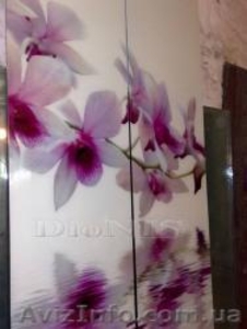 Фотомолекулярный полноцвет на зеркале/стекле.