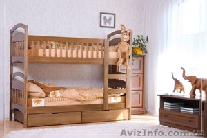 Детская двухярусная кровать Карина - <ro>Изображение</ro><ru>Изображение</ru> #1, <ru>Объявление</ru> #389449