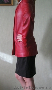 красный кожаный пиджак - <ro>Изображение</ro><ru>Изображение</ru> #3, <ru>Объявление</ru> #393064
