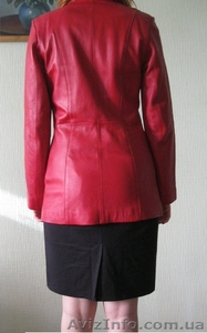 красный кожаный пиджак - <ro>Изображение</ro><ru>Изображение</ru> #2, <ru>Объявление</ru> #393064