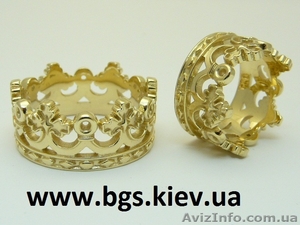 Золотые обручальные кольца на заказ - <ro>Изображение</ro><ru>Изображение</ru> #6, <ru>Объявление</ru> #407244
