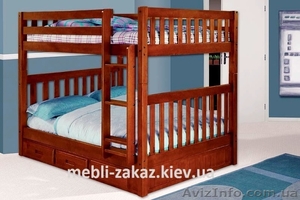 кроватки двухярусные из натурального дерева - <ro>Изображение</ro><ru>Изображение</ru> #9, <ru>Объявление</ru> #420814