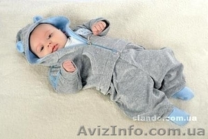 Велюровый костюмчик с ушками для новорожденных - <ro>Изображение</ro><ru>Изображение</ru> #1, <ru>Объявление</ru> #403759