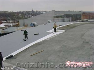 работы по мягкой кровле(ПВХ-мембрана, еврорубероид), скатные кровли любой сл
