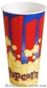 Бумажные стаканы для попкорна - <ro>Изображение</ro><ru>Изображение</ru> #1, <ru>Объявление</ru> #595998