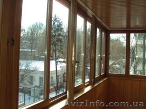 Деревянные балконные блоки, балконная дверь, выход на балкон - <ro>Изображение</ro><ru>Изображение</ru> #3, <ru>Объявление</ru> #609926