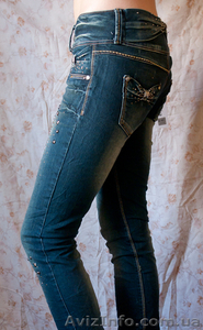 Продам новые узкие джинсы со стразами - <ro>Изображение</ro><ru>Изображение</ru> #2, <ru>Объявление</ru> #661046