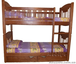 Кровать детская двухъярусная Ксения - <ro>Изображение</ro><ru>Изображение</ru> #1, <ru>Объявление</ru> #667197