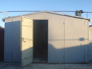 Продам двухместный метелический гараж - <ro>Изображение</ro><ru>Изображение</ru> #2, <ru>Объявление</ru> #657537