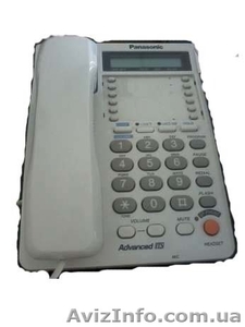 Телефон PANASONIC двухлинейный аналоговый Kx-Ts2368Ruw - <ro>Изображение</ro><ru>Изображение</ru> #1, <ru>Объявление</ru> #723115